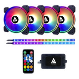 Apevia Et42-rgb Electro 120mm Ventilador Led Silencioso Rgb