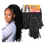 Cabelo African Nina Softex Pacotão 5x1 Crochet Braid 360g