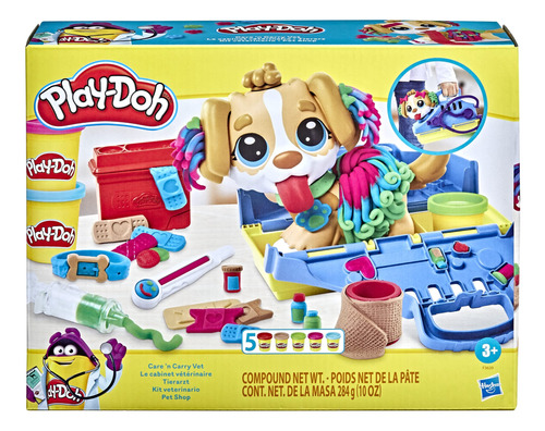 Play-doh Kit Veterinario Con Cachorro De Juguete Y Espacio P