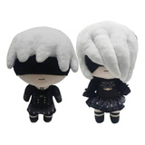 2pcs Nier Automata 2b 9s Peluche Muñeca Cumpleaño Regalo