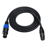 Cable De Altavoz Speakon A Xlr, Adaptador De Audio Xlr De 3