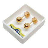 Abridores De Oro 18k Marca Ch Linea Eco 705 Bolita 4,5mm