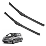 Kit 2 Escobillas Delanteras Flex Goma Honda Fit 2009 A 2021