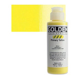 Pintura Acrílica color primaria Amarillo oro Fluido  4 oz