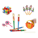 Pack Musical Infantil De Madera 5 Instrumentos Didácticos 