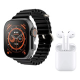  Smartwatch Ultra 8 Reloj + Auriculares Inalambricos 