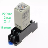 Rele Temporizador.retardo Energ.c/base 0/60seg. H3y-2 ,220v