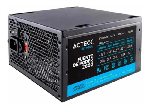 Fuente De Poder Acteck 600w