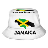 Sombreros De Pescador Con Bandera Jamaicana, Gorra De Playa 