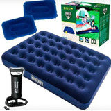 Colchón Inflable Doble Best Way Más 2 Almohadas + Inflador