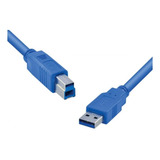 Cabo Usb 3.0 Para Impressora 2 Metros