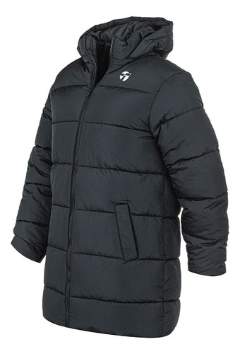 Camperon Largo Topper Puffer Long Abrigo Hombre Capucha