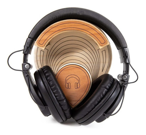 Soporte De Audifono De Madera Para Pared