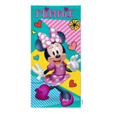 Toallon Playero Microfibra Piñata Disney Minnie 60x120