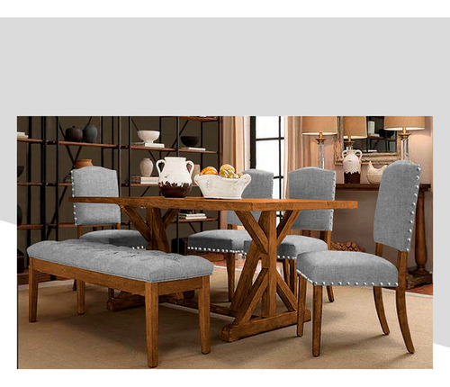 Mueble Comedor Gravity Haspe Gris Muebles Hogar Mesa Set