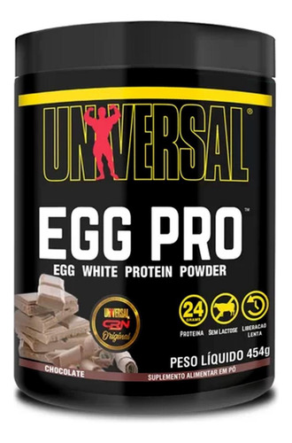 Albumina Isolada Egg Pro 454g - Universal Chocolate