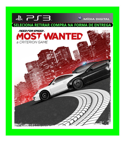 Need For Speed Most Wanted - Jogo Ps3