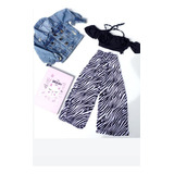 Conjunto Infantil - Pantalona Zebra (moda Blogueirinha) 
