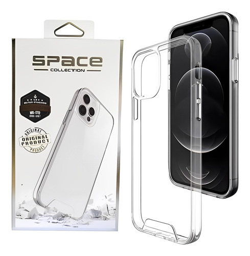 Carcasa Estuche Clear Antichoque Para iPhone 12 Pro Máx