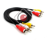 3 Cables Rca Audio Video 3m 3mts - Redvision