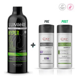 X3 Shock Keratina Lumiere 1 L + Shampoo Neutro + Vitalizante