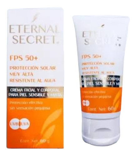 Protector Solar Bloqueador Eternal Secret 60g Facialcorporal