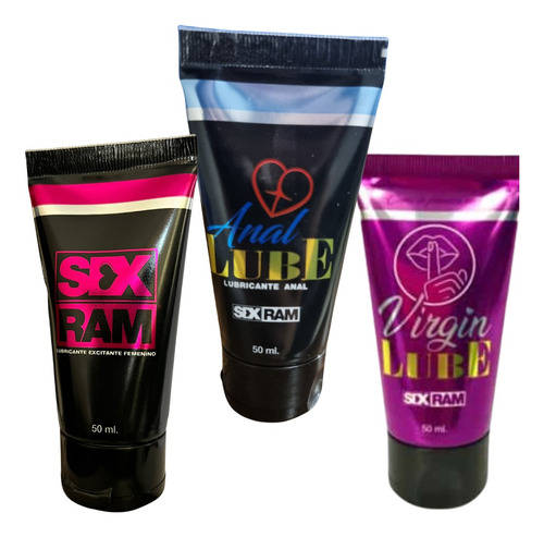 Pack Gel Lubricante Anal, Estrechante, Excitante Sexshop