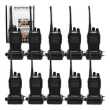 10 Radio Comunicador Walk Talk Baofeng Bf-777s + Fone + Nota