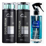 Kit Truss Frizz Zero + Shampoo E Condicionador Equilibrium