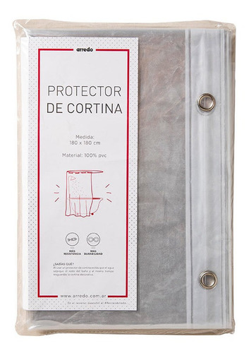 Protector Para Cortina De Baño Arredo - Color Transparente
