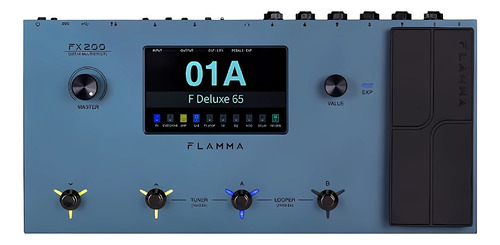 Pedalera Multi Efectos Guitarra Eléctrica Flamma Fx200 Cuo