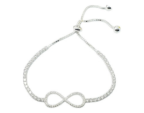 Pulsera Amor Plata 925 Infinito Regulable Amor Joyas 