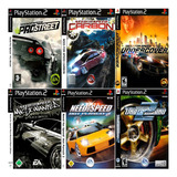 Kit 06 Jogos Need For Speed Coleção Playstation 2 Ps2