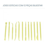 Kit 12 Estecas Bluestar Confeitaria Modelar Pasta Americana