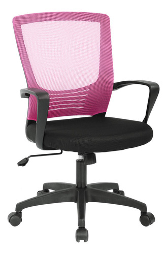 Silla De Escritorio De Malla Para Computadora Con Brazos De.