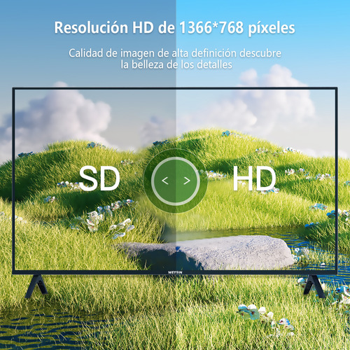 Televisión Inteligente Weyon Android Hd De 32 Pulgadas