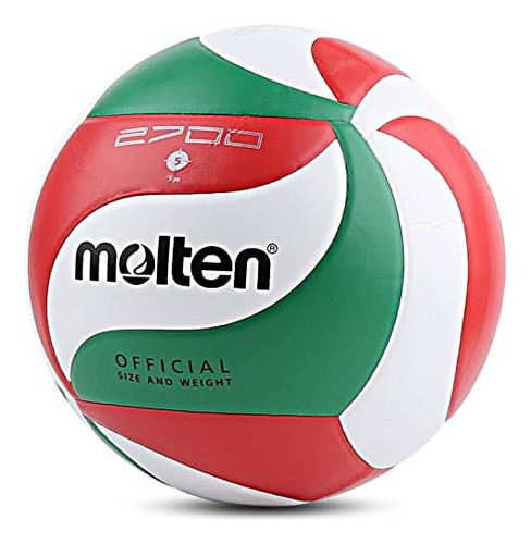 Pelota De Fútbol Para Voleibol V5m5000, De Piel Sintética, T