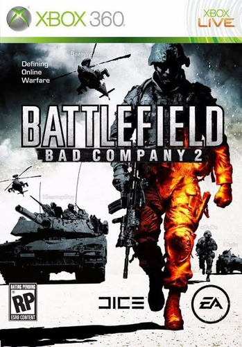 Jogo Battlefield Bad Company 2 Xbox 360 Mídia Física Origina