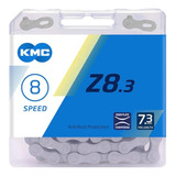 Cadena 8 Vel. Sincronizada Kmc Z8.3 116 Links Gris 1/2x3/32