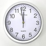 Relógio Parede 25cm Grande Moderno Thempus Cozinha Sala Prat