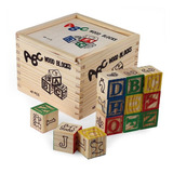 Cubos Didácticos De Letras Números En Madera 48pzs Cubo 3cm