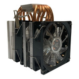 Fan Cooler Disipador Rgb Intel Y Amd 6 Tubos Ventilador Pc 