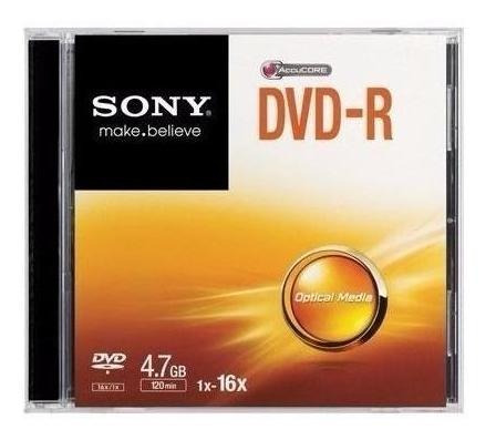 Dvd-r Sony,16x,once,dmr475r4/m