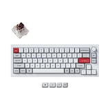 Teclado Keychron Q2 Pro Full Metal Rgb Wireless Brown Blanco