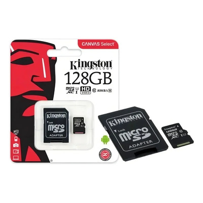 Memoria Micro Sd 128 Gb, Sdcs2, Kingston Clase 10. 100 Mb\u002Fs | Envío gratis