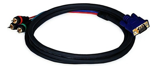 Cable De Vídeo Por Componentes Vga 3 Rca Monoprice De 6 Pies