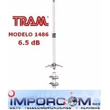 Antena Radio Base Tram 6.5 Db En Vhf Tipo Vela Fibra Vidrio