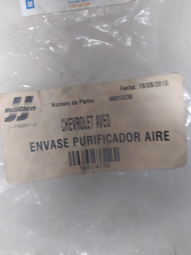 Envase Aveo Purificador De Aire Orig Chevrolet 96814238 * Foto 6