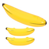 Juguete Tipo Banana Para Piscina, 3 Piezas