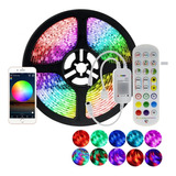 Tira Cinta Led App Control 5050 Rgb 5m Musica Bluetooth